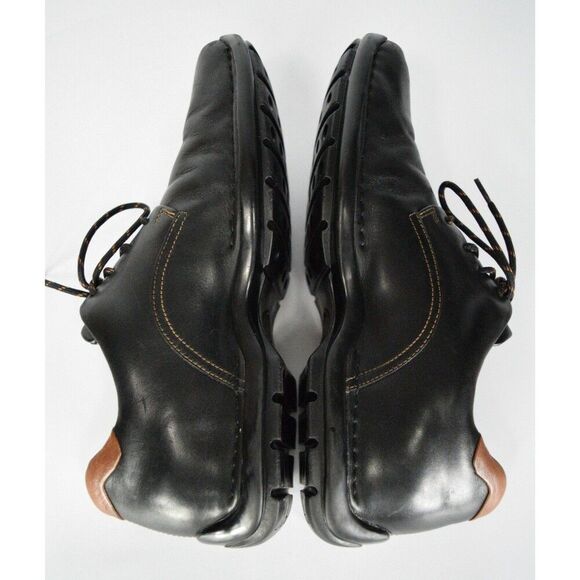 Cole Haan Zeno Lace II Men\'s Size 10 Black Leather Casual Lace Up Oxfords C07483 main image 4